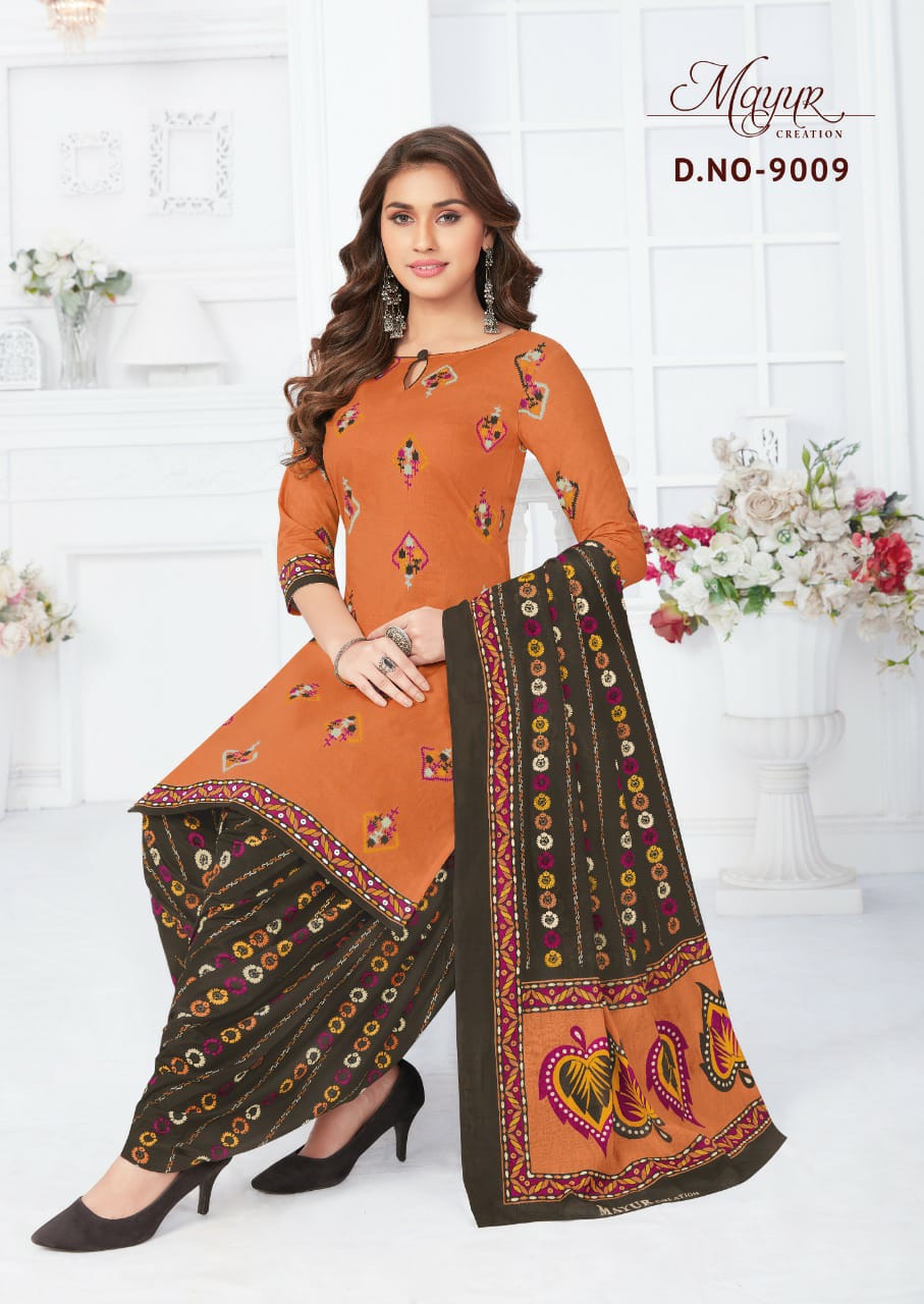 Mayur Ikkat 9 Cotton Printed Regular Wear Designer Dress Material Collection